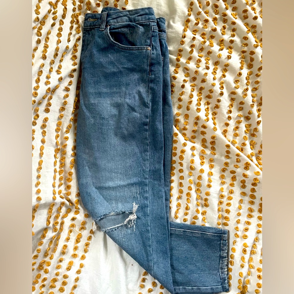 High rise mom jeans